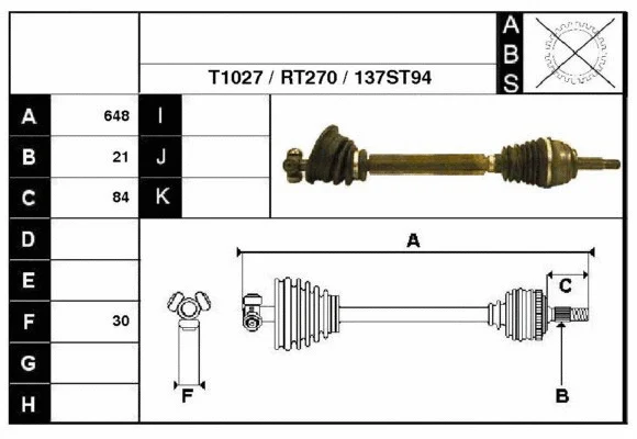 Drive Shaft (38137)