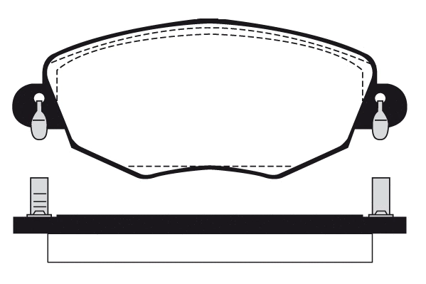 Brake Pad Set, disc brake (01200)