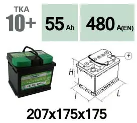 Starter Battery (TKA10+)