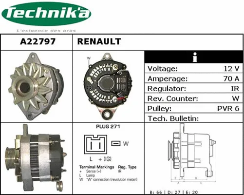 Alternator (A22797)