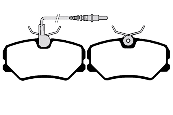 Brake Pad Set, disc brake (01020)