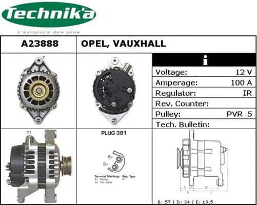 Alternator (A23888)