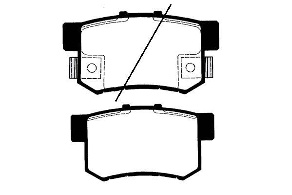 Brake Pad Set, disc brake (02040)