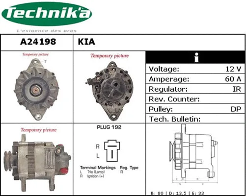 Alternator (A24198)