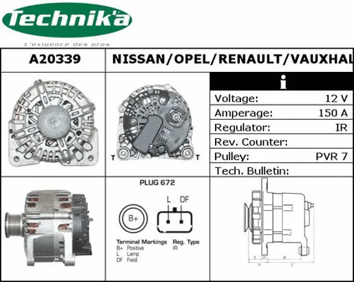 Alternator (A20339)