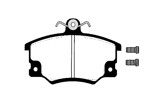 Brake Pad Set, disc brake (01025)