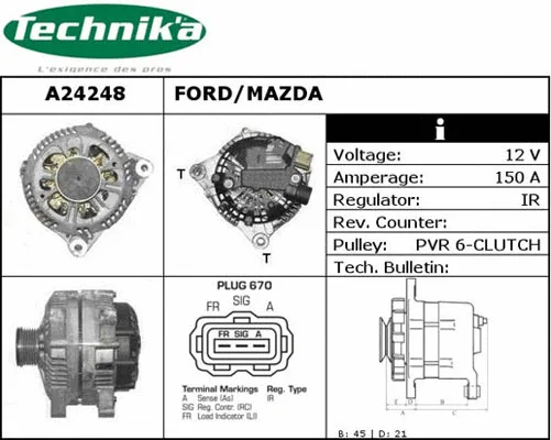 Alternator (A24248)
