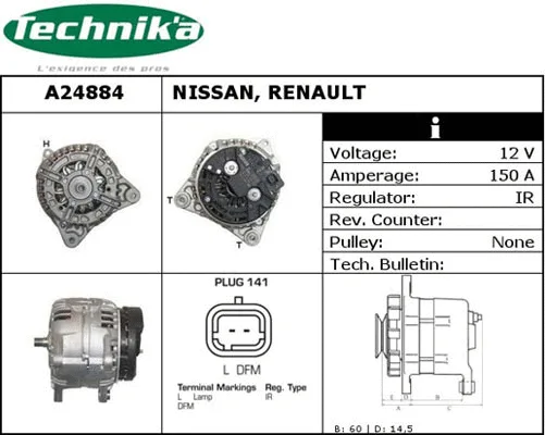 Alternator (A24884)