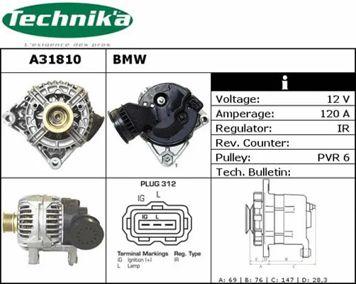 Alternator (A31810)