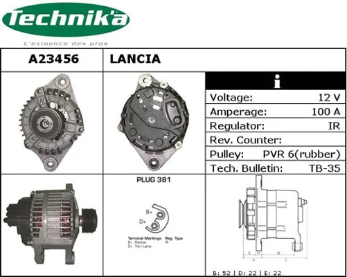 Alternator (A23456)