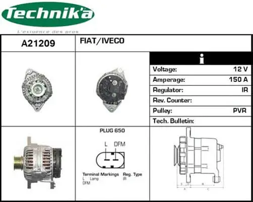 Alternator (A21209)