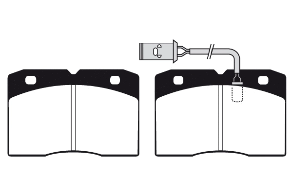 Brake Pad Set, disc brake (01124)