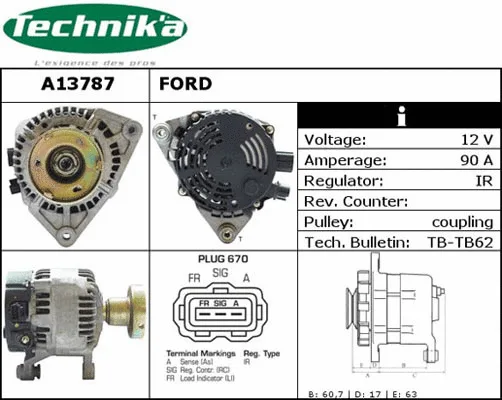 Alternator (A13787)