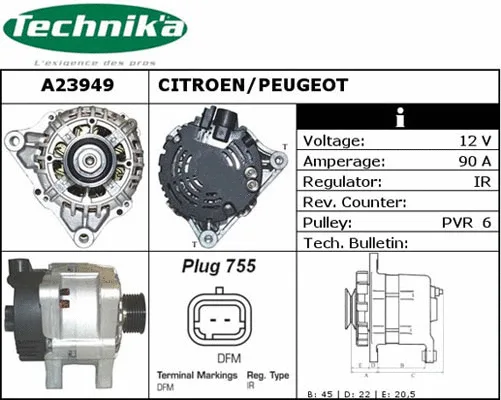 Alternator (A23949)