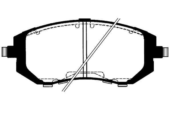 Brake Pad Set, disc brake (01774A)