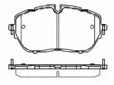 Brake Pad Set, disc brake (01892)
