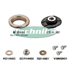Repair Kit, suspension strut support mount (KSU6023)