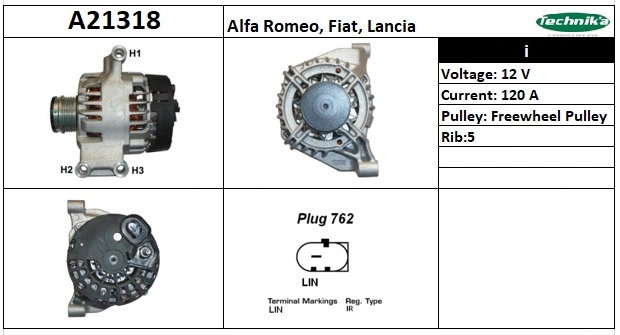 Alternator (A21318)