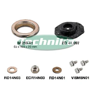 Repair Kit, suspension strut support mount (KSU6017)