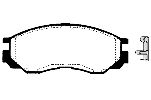 Brake Pad Set, disc brake (01218)