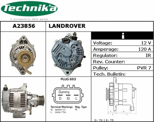 Alternator (A23856)
