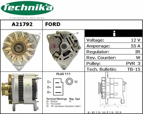 Alternator (A21792)