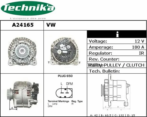 Alternator (A24165)