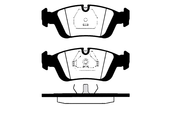 Brake Pad Set, disc brake (01580)