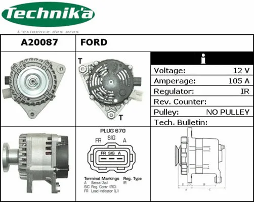 Alternator (A20087)