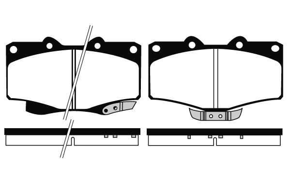 Brake Pad Set, disc brake (01147)