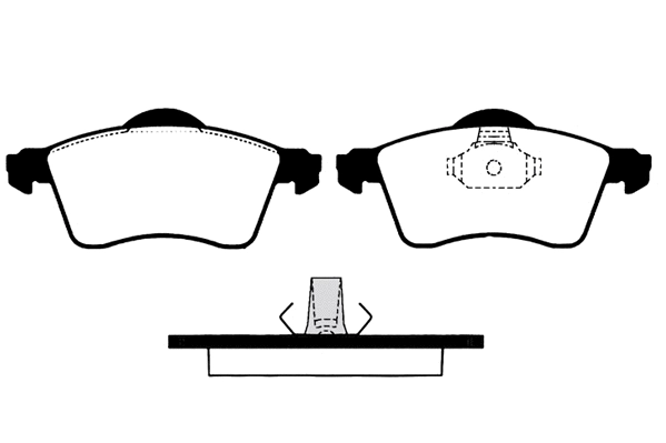 Brake Pad Set, disc brake (01240)