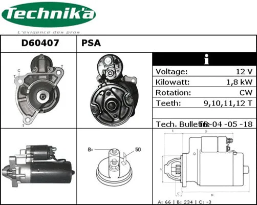 Starter (D60407)