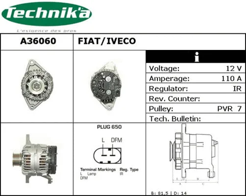 Alternator (A36060)
