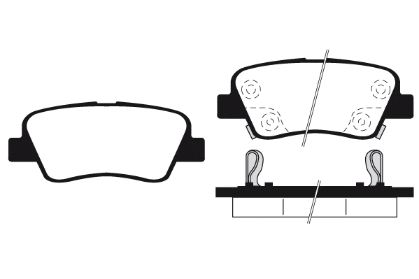 Brake Pad Set, disc brake (02279A)