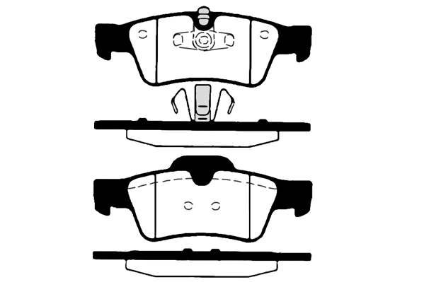 Brake Pad Set, disc brake (02278B)