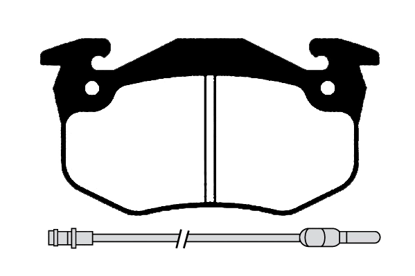 Brake Pad Set, disc brake (01003)