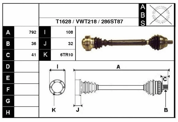 Drive Shaft (67286)