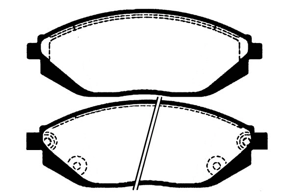 Brake Pad Set, disc brake (01865A)