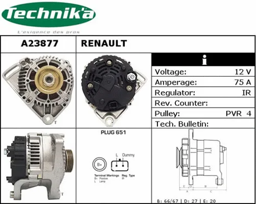 Alternator (A23877)