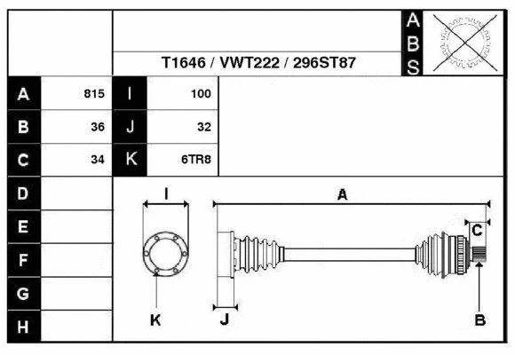 Drive Shaft (67296)
