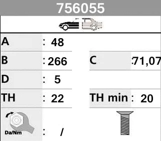 Brake Disc (756055)