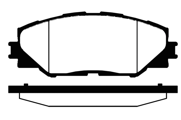 Brake Pad Set, disc brake (01659)