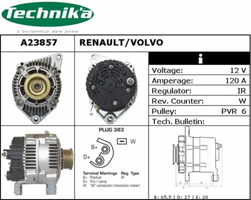 Alternator (A23857)
