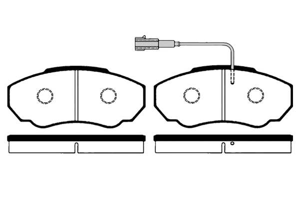 Brake Pad Set, disc brake (01210)