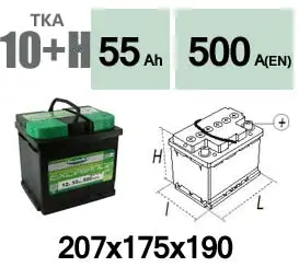 Starter Battery (TKA10+H)