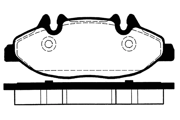 Brake Pad Set, disc brake (01612)