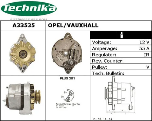 Alternator (A33535)