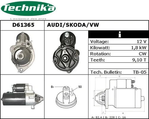 Starter (D61365)