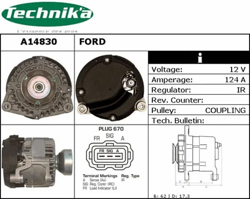 Alternator (A14830)