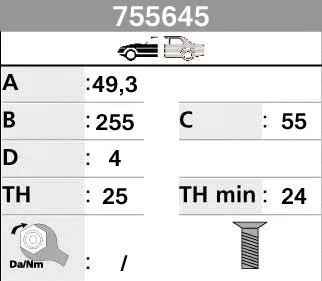 Brake Disc (755645)